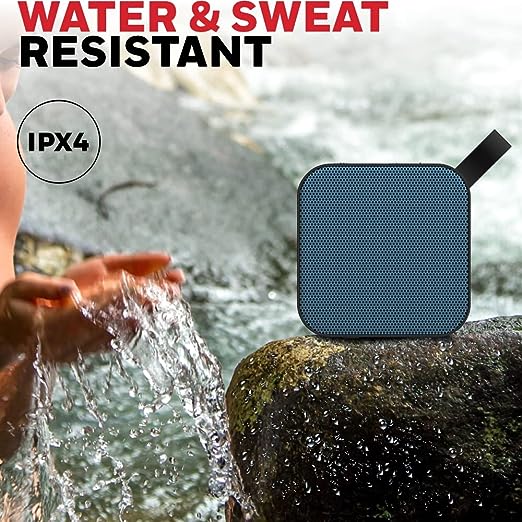 Honeywell Moxie V100 3W Wireless Bluetooth V5.0 Speaker, 52mm Drivers, IPX4, TWS Feature, Up to 6H Non-Stop Music in 1 hr Charge, Light & Portable, Premium Stereo Sound, Multi Compatibility Mode Honeywell Moxie V100 3W Wireless Bluetooth V5.0 Speaker, 52mm Drivers, IPX4, TWS Feature, Up to 6H Non-Stop Music in 1 hr Charge, Light & Portable, Premium Stereo Sound, Multi Compatibility Mode